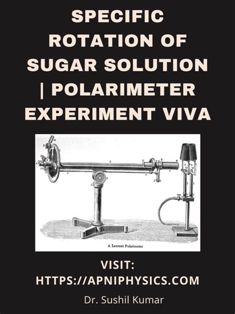 half shade polarimeter experiment readings|polarimeter rotation of sugar.